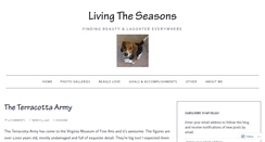 Desktop Screenshot of livingtheseasons.com